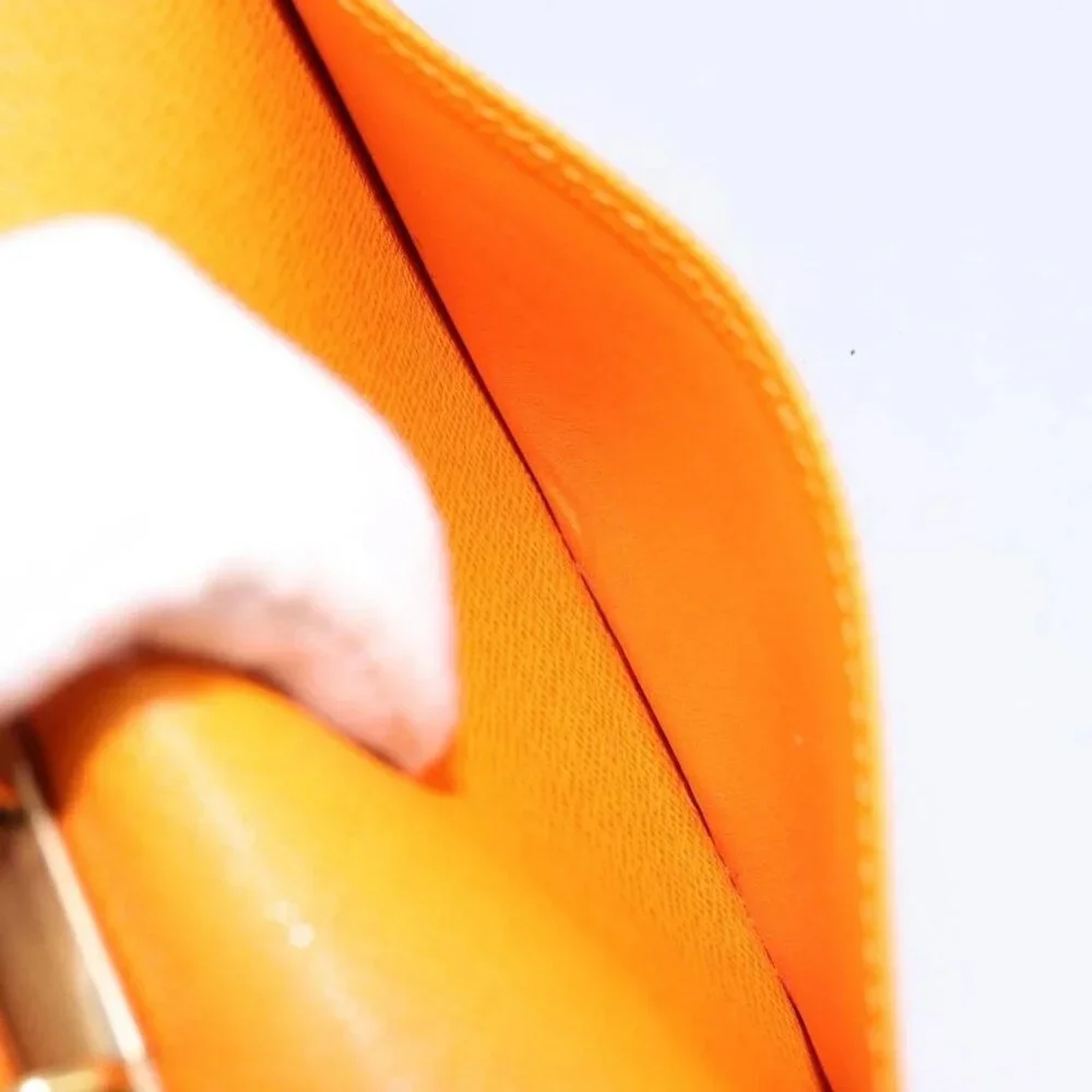 LOUIS VUITTON Epi Agenda PM Day Planner Cover Orange Mandarin R2005H Auth BA
